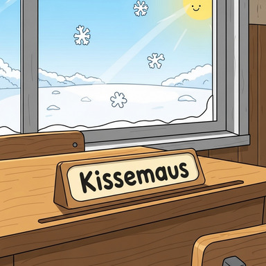 Her classmates make fun of her, though, because of her last name. (it’s pronounced “Kiss-a-Mouse.”)