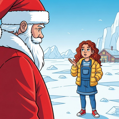 "You don't hear that, Santa?" Marie asked. "That little mouse says you abandoned him!"