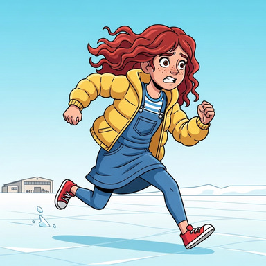 Marie ran! She might not be able to stop the tiny mouse in the big tank, but Santa might...