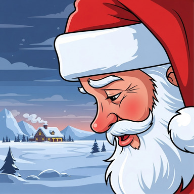 Marie relayed the message and Santa said, "I'm so sorry, Olaf. We didn't know!"