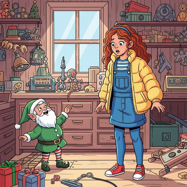 And *POOF* the spell was broken and Olaf was an elf again! "You cured me!" Olaf shouted.