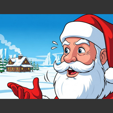 "That's right!" Santa explained. "That mouse's voice must be outside my hearing range. But not yours!"